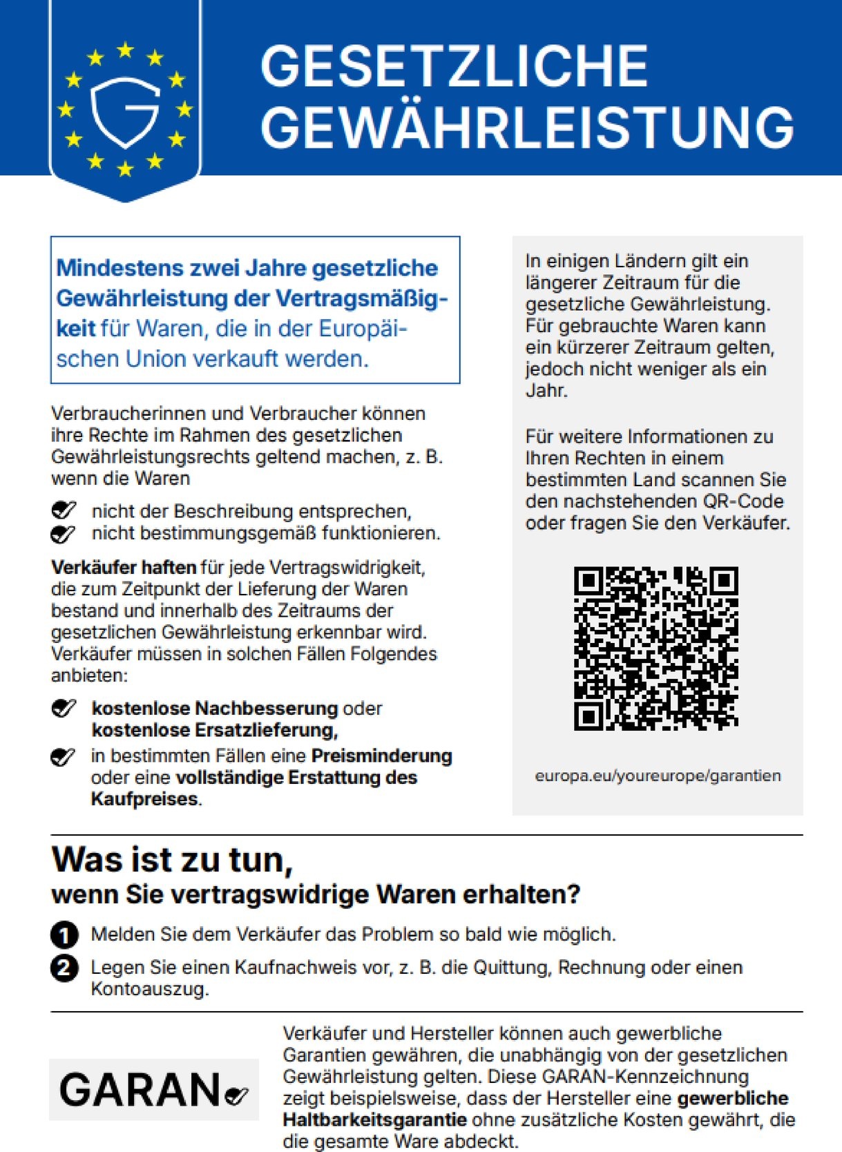 Gewährleistung
